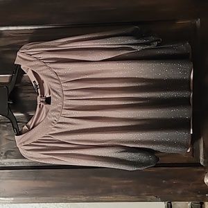 Sara Michelle Glitter Ombre Blouse Medium